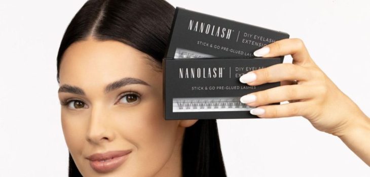 nalepovací řasy trsy nanolash