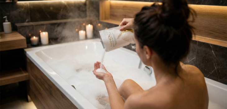 nanoil sůl do koupele účinky