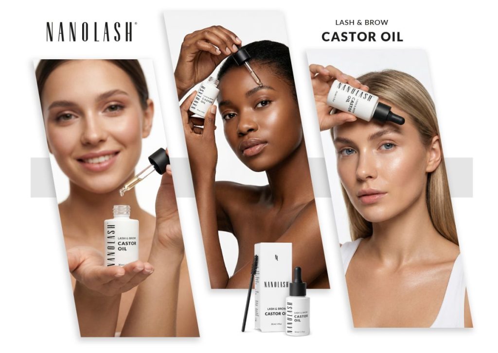 ricinový olej na obočí nanolash